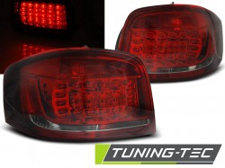 LED TAIL LIGHTS RED SMOKE fits AUDI A3 08-12