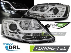 HEADLIGHTS TUBE LIGHT DRL CHROME fits VW JETTA VI 1.11-18