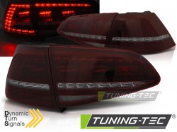 LED TAIL LIGHTS SPORT RED SMOKE SEQ fits VW GOLF 7 13-17