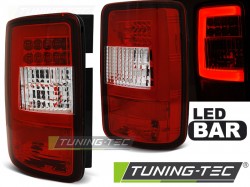 LED BAR TAIL LIGHTS RED WHIE fits VW CADDY 03-03.14