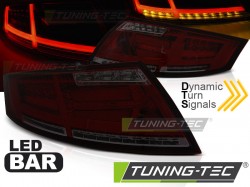 LED BAR TAIL LIGHTS RED SMOKE fits AUDI TT 04.06-02.14