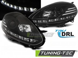 FIAT PUNTO EVO 10.09-12 BLACK DRL LED