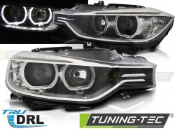 HEADLIGHTS ANGEL EYES LED BLACK fits BMW F30/F31 10.11 - 05.15