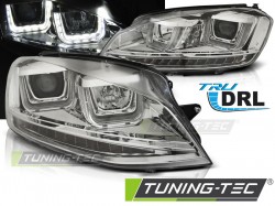 HEADLIGHTS U-LED LIGHT DRL CHROME fits VW GOLF 7 11.12-17 