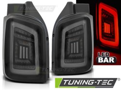 LED BAR TAIL LIGHTS SMOKE BLACK WHITE fits VW T5 04.03-09 / 10-15