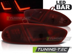 LED BAR TAIL LIGHTS RED SMOKE fits SEAT LEON 03.09-12