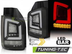LED BAR TAIL LIGHTS BLACK SEQ fits VW T6 15-19 TR