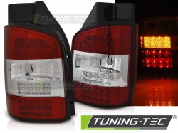 LED TAIL LIGHTS RED WHITE fits VW T5 04.03-09 TRASNPORTER