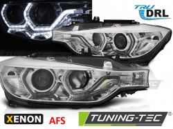 XENON HEADLIGHTS ANGEL EYES LED DRL CHROME AFS fits BMW F30/F31 10.11 - 05.15