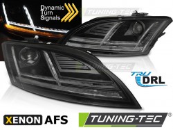 XENON HEADLIGHTS LED DRL BLACK SEQ fits AUDI TT 10-14 8J with AFS