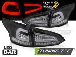 LED TAIL LIGHTS BLACK SEQ fits FORD FOCUS MK 3 SW 11-18 