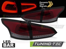 LED TAIL LIGHTS RED SMOKE SEQ fits FORD FOCUS MK 3 SW 11-18 