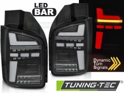 LED BAR TAIL LIGHTS BLACK SEQ fits VW T6 15-19 OEM BULB