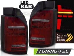 LED BAR TAIL LIGHTS RED SMOKE SEQ fits VW T6.1 20- OEM BULB