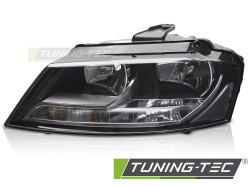 HEADLIGHT BLACK LEFT SIDE TYC fits AUDI A3 8P 08-12