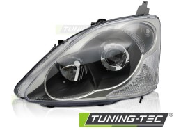 HEADLIGHT BLACK LEFT SIDE TYC fits  HONDA CIVIC 03-06 HATCHBACK