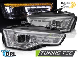 XENON HEADLIGHTS LED CHROME SEQ fits AUDI A5 11-16