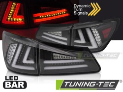 LED TAIL LIGHTS BLACK LED SQL fits LEXUS IS II 06-13