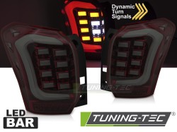 LED BAR TAIL LIGHTS RED SMOKE fits SUBARU FORESTER IV 13-18