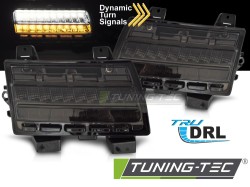 FRONT DIRECTION DRL SEQ SMOKE fits JEEP WRANGLER JL 18-23