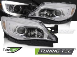 HEADLIGHTS TUBE LIGHT CHROME fits SUBARU WRX 14-17