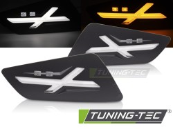 FRONT DIRECTION BLACK LED fits VESPA GTS / GTV 300cc