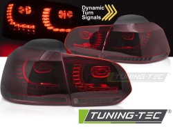 LED TAIL LIGHTS RED SMOKE SEQ fits VW GOLF 6 08-13