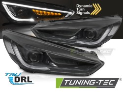 FORD FOCUS MK3 14-18 BLACK LED DRL