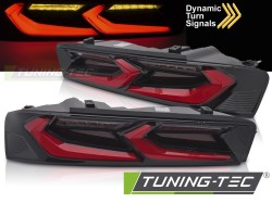 LED TAILIGHTS RED BLACK fits CHEVROLET CAMARO 16-18