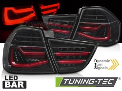 LED BAR TAIL LIGHTS BLACK SEQ fits BMW E90 09-11