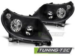 HEADLIGHTS BLACK DRL fits FIAT DUCATO / PEUGEOT BOXER / CITROEN JUMPER 10-14