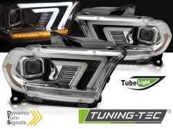 HEADLIGHTS CHROME TUBE SEQ fits DODGE DURANGO 10-13 