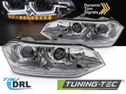 VW POLO VI 2G 17-21  SEQ LED DRL CHROME