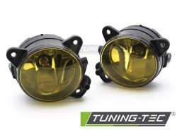 FOG LIGHTS YELLOW fits VW POLO 05-09 / T5 03-09 / CRAFTER 06-11 / TOUAREG 06-10 SKODA FABIA 04-09 / PRAKTIK / ROOMSTER
