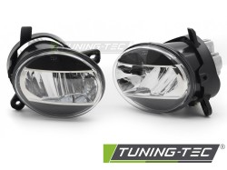 FOG LIGHTS LED BLACK CLEAR fits AUDI A4 B8 08-11 / A6 C6 09-11 / Q5 08-16