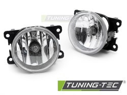 FOG LIGHTS CLEAR fits PEUGEOT 206+ 09-12 / 207 09-12 / 3008 09-16 / 5008 CITROEN C3 / C3 PICASSO
