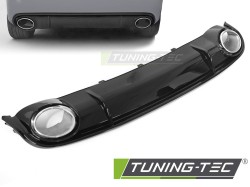 DIFFUSOR SINGLE OUTLET GLOSSY BLACK SPORT STYLE fits AUDI A4 B8 08-11 