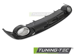 DIFFUSOR TWIN OUTLET GLOSSY BLACK SPORT STYLE fits AUDI A6 C7 14-18