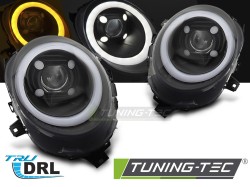 HEADLIGHTS TUBE LIGHT BLACK DRL fits MINI (COOPER) F55 / F56 / F57 14-17