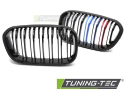 GRILLE SPORT GLOSSY BLACK TRI-COLOUR DOUBLE BAR fits BMW F20 / F21 LCI 15-18