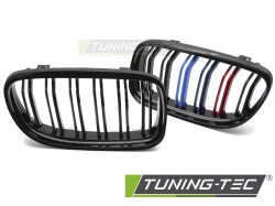 GRILLE SPORT GLOSSY BLACK TRI-COLOUR DOUBLE BAR fits BMW E90 / E91 LCI 09-11