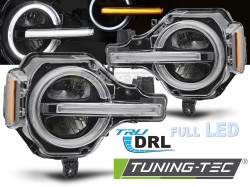 HEADLIGHTS FULL LED DRL BLACK fits FORD BRONCO 21-24