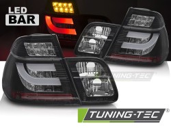 LED TAIL LIGHTS BLACK fits BMW E46 01-05 SEDAN