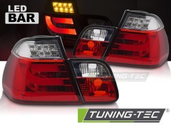 LED TAIL LIGHTS RED WHITE fits BMW E46 01-05 SEDAN