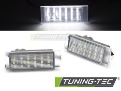 LICENSE LED LIGHTS fits RENAULT CLIO 3 / MEGANE 2 / LAGUNA 2 / MASTER 2 / OPEL MOVANO / NISSAN INTERSTAR