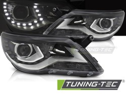 HEADLIGHTS DAYLIGHT BLACK fits VW TIGUAN I 07-11